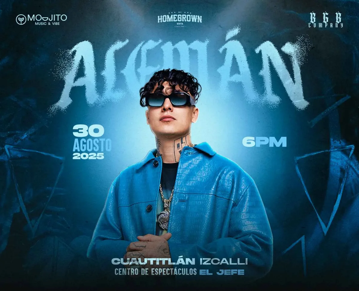 Alemán Tour Poster 2025